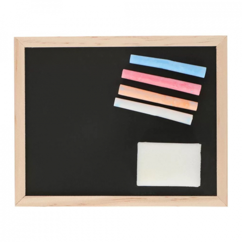 Creative Kids - Set tabla de scris cu creta Creative Kids 6 piese