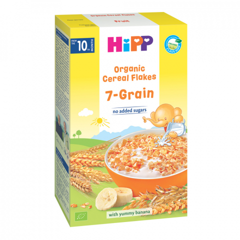 HiPP - Fulgi de cereale Hipp ecologice – 7 Cereale 200 g