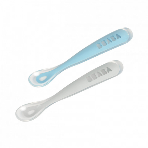 Set 2 lingurite silicon - Bleu [1]