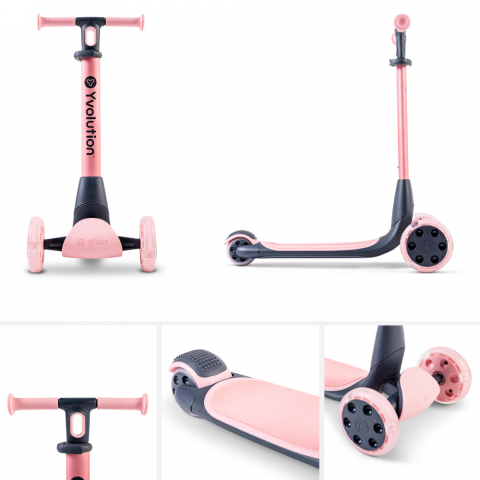 Trotineta Yvolution Y Glider Nua Pink [2]