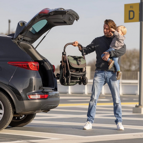 Carucior Leclerc Baby Influencer Black Brown [8]