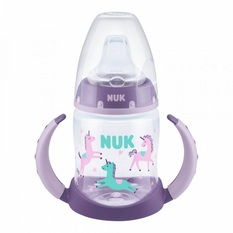 Nuk - Biberon Nuk Learner First Choice Control Temperatura 150 ml Mov 6-18 luni
