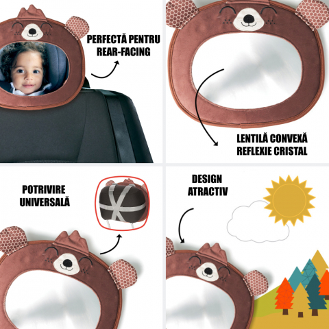 Oglinda Retrovizoare Diono Easy View Bear [1]