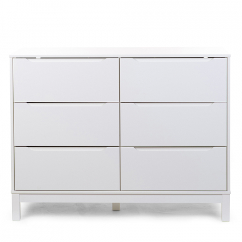 Comoda Childhome Jota 118.1x73.3x100.2 cm cu masa de infasat, MDF Alb [1]