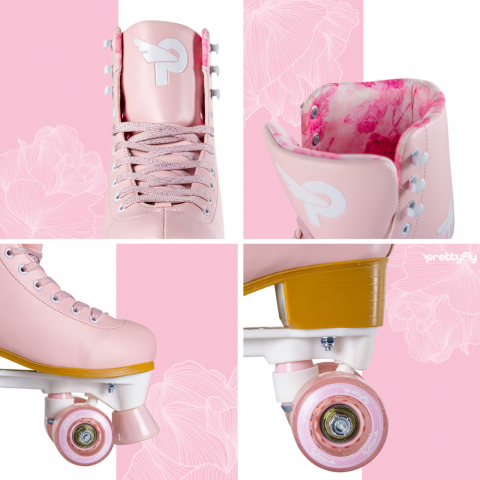 Patine cu rotile ajustabile Prettyfly marime 35-38 Pink [1]