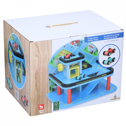 Garaj din lemn Marionette 3 piese [3]