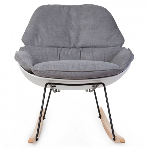 Scaun balansoar Childhome Alb/Gri [1]