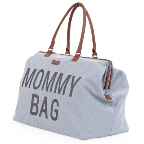 Geanta de infasat Childhome Mommy Bag Panza Oxford Gri [2]