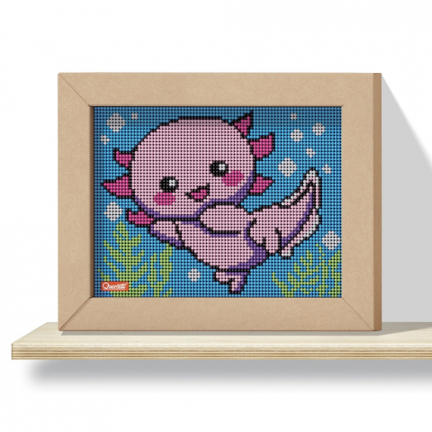 Quercetti Pixel Art Kawaii 4 planse Design Axolotl [1]