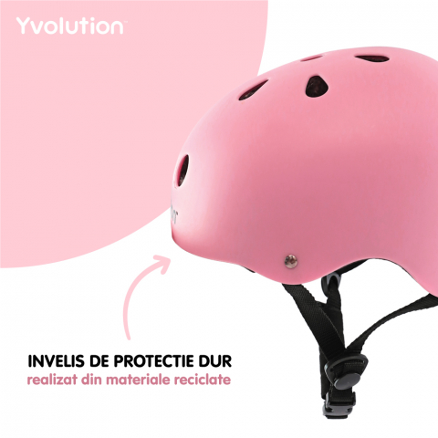 Casca protectie Yvolution 44-52 cm Pink [1]