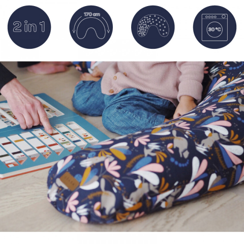 Perna gravida Beaba Big Flopsy 170 cm Jerse Lorena [3]