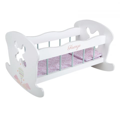 Arias - Pat balansoar din lemn pentru papusi Arias Firenze, 50x39.5x29.5 cm