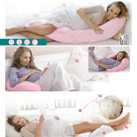 Fiki Miki - Perna Gravida 3 in 1 Husa Bumbac Model Ursuleti 165 cm