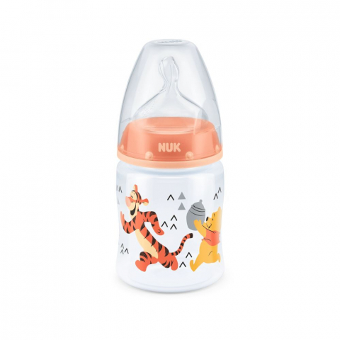 Nuk - Biberon Nuk First Choice 150 ml Tetina Silicon Disney Orange 0-6 luni 