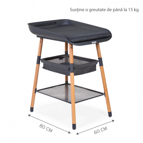 Masuta de infasat Childhome Evolux Natural Antracit [1]