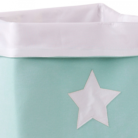 Cos depozitare panza Childhome 32x32x60 cm, Menta [1]