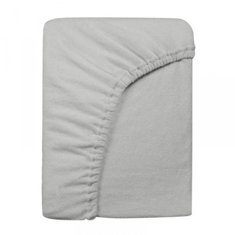 Cearsaf saltea 75x95 cm Childhome, Tricot Gri [1]