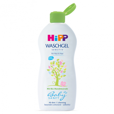 HiPP - Gel de dus HiPP piele si par 400ml