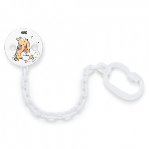 Nuk - Lant Suzeta Nuk Disney Winnie Alb