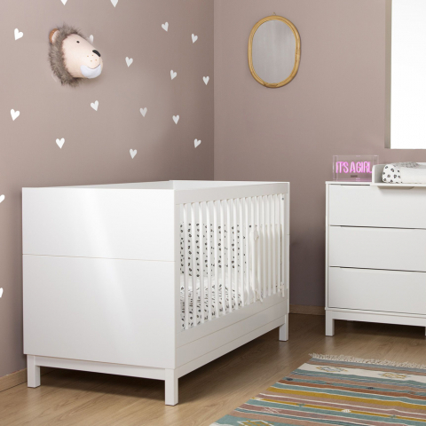 Patut Childhome Jota 70x140 cm, MDF Alb [4]