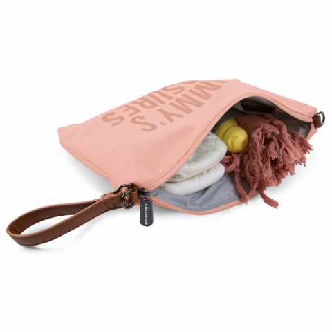 Poseta Childhome Mommy Clutch 33x23 cm Roz [1]