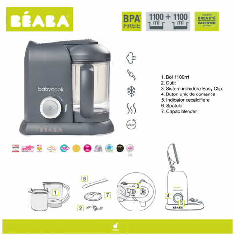 Robot Beaba Babycook Solo Dark Grey [13]