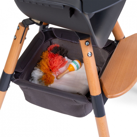 Cos accesorii pentru scaun de masa Childhome Evolu, Antracit [2]