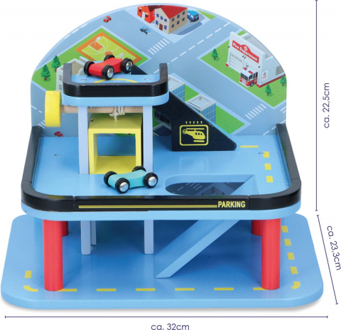 Garaj din lemn Marionette 3 piese [4]