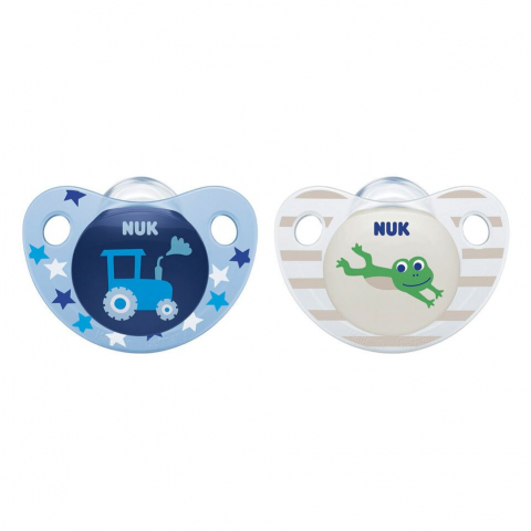 Nuk - Suzeta Nuk Trendline Adore Silicon M3 Tractor 18-36 luni