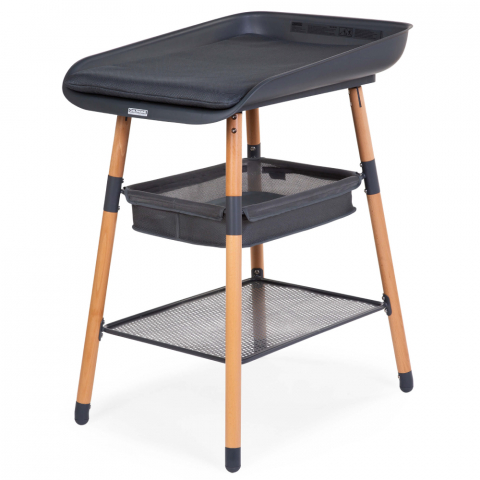 Childhome - Masuta de infasat Childhome Evolux Natural Antracit