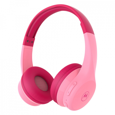 Motorola - Casti Audio Wireless pentru Copii Motorola Moto JR300 Pink