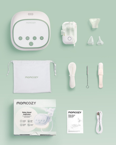 Aspirator nazal electric Momcozy BreezyClear Pro 2 in 1, spray si aspirare [12]