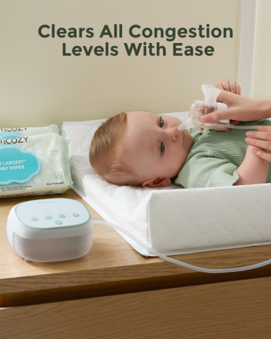 Aspirator nazal electric Momcozy BreezyClear Pro 2 in 1, spray si aspirare [2]