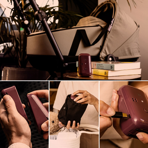 Audio Monitor Digital Motorola PIP12 Travel Pink [3]