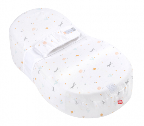 Red Castle - Baby nest ergonomic Red Castle Cocoonababy 10° Happy fox