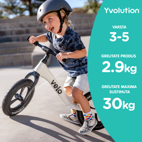 Bicicleta echilibru Yvolution Y Velo Pro White [5]