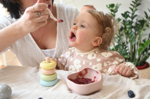 Bol silicon cu ventuza Beaba Cotton Candy [2]