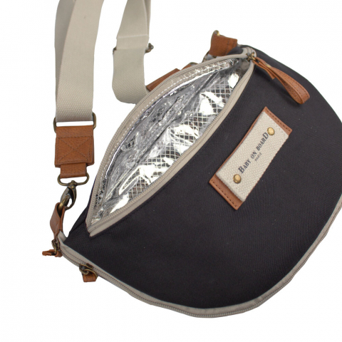 Borseta bebelusi Baby On Board Armelle Banana Black [8]