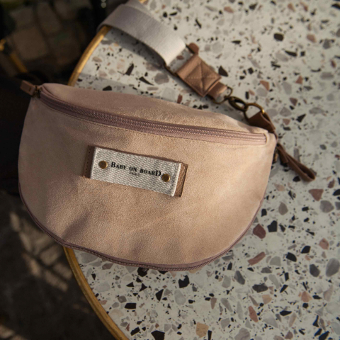 Borseta bebelusi Baby On Board Armelle Banana Naturel [7]