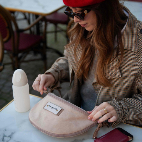 Borseta bebelusi Baby On Board Armelle Banana Naturel [8]