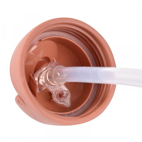 Cana cu pai din Tritan Beaba 300 ml Terracotta [3]