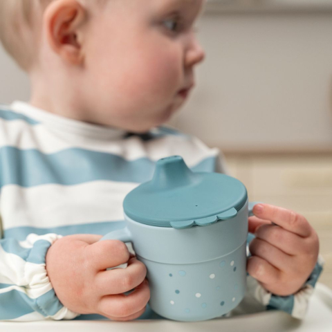 Cana de antrenament Done by Deer Foodie Happy Dots Blue [3]