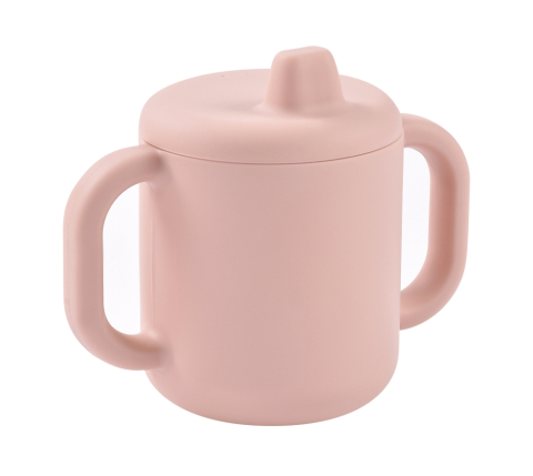 Beaba - Cana de antrenament silicon Beaba Cotton Candy