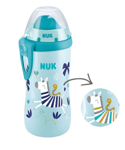 Nuk - Cana Nuk Flexi Color Change 300 ml, Albastru