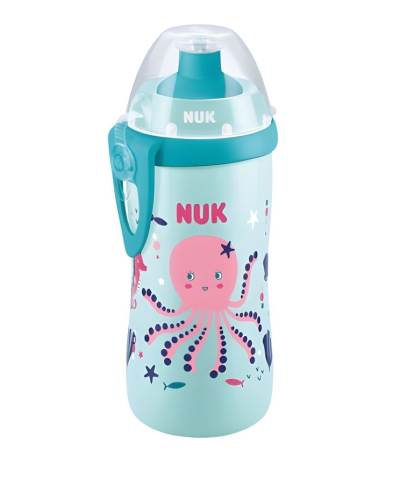Nuk - Cana Nuk Junior Color Change 300 ml, Albastru Caracatita