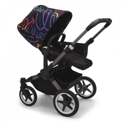 Capotina carucior Bugaboo Donkey 5 Art of Discovery Dark Blue [1]