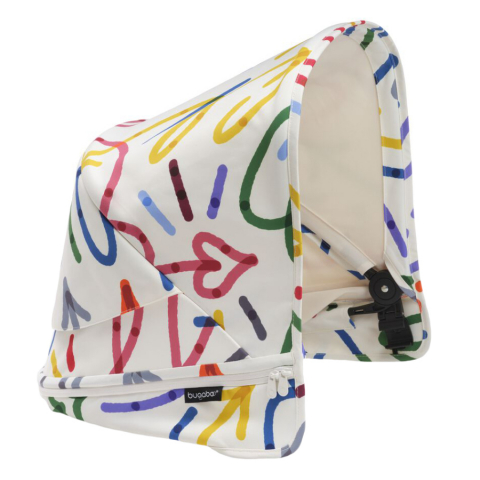 Capotine - Capotina carucior Bugaboo Donkey 5 Art of Discovery White