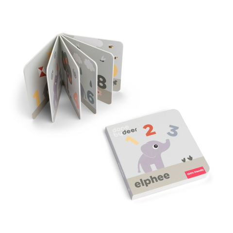 Carticica jucarie educativa numarat Done by Deer Elphee Colour Mix [2]