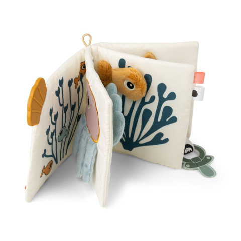 Carticica senzoriala cu activitati Done by Deer Sea Friends Colour Mix [3]