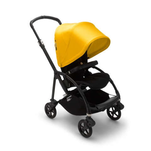 Bugaboo - Carucior Bugaboo Bee 6 Black/Black/Lemon Yellow